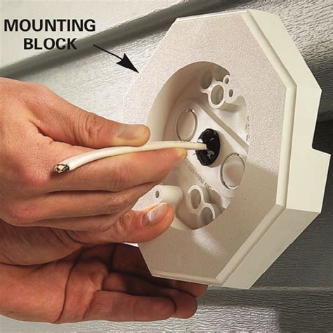 electrical box trim|Mounting Blocks – Vinyl Siding Mounts & Blocks .